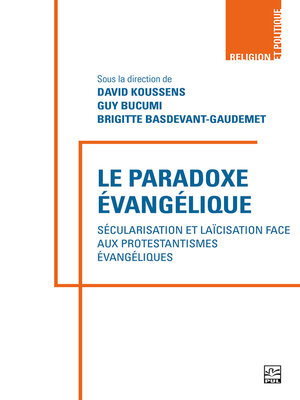 cover image of Le paradoxe évangélique
